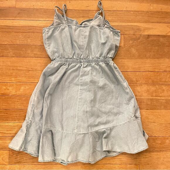 Express light blue spaghetti strap dress size XS B11 - Picture 3 of 3